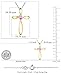 Dazzlingrock Collection 4mm Round Pink Sapphire Solitaire Twisted Criss Cross Pendant with 18 inch Silver Chain for Women in 10K Yellow Gold