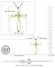 Dazzlingrock Collection 4mm Round Peridot Solitaire Twisted Criss Cross Pendant with 18 inch Silver Chain for Women in 14K Yellow Gold