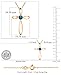 Load image into Gallery viewer, Dazzlingrock Collection 4mm Round Blue Diamond Solitaire Twisted Criss Cross Pendant with 18 inch Gold Chain for Women (0.25 ctw, Color Blue, Clarity I2-I3) in 18K Rose Gold
